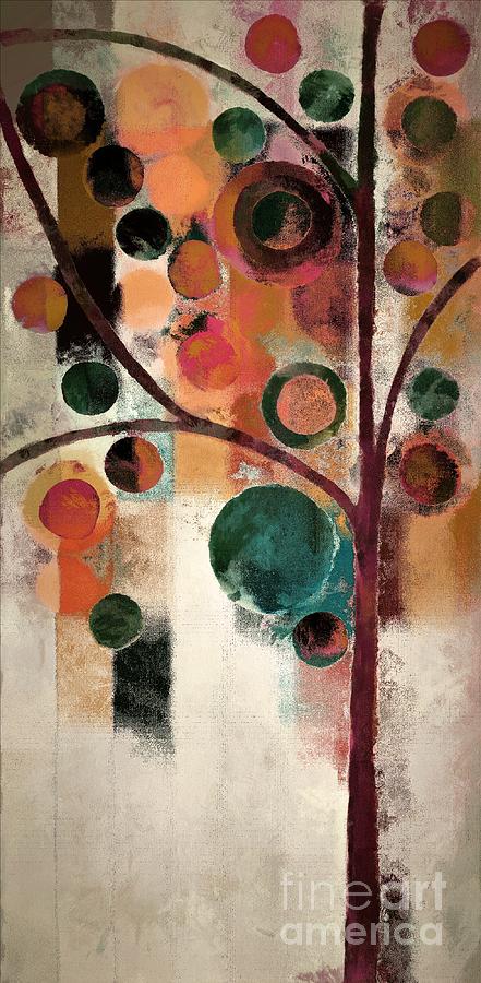 Bubble Tree - j08688 Painting by Variance Collections