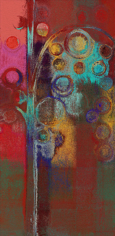 Bubble Tree - Ls62at01b Painting by Variance Collections