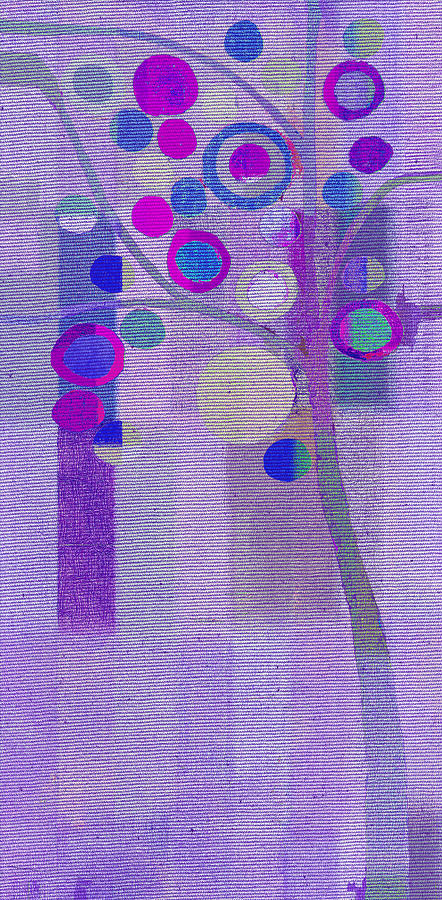 Bubble Tree - s85rc03 Painting by Variance Collections