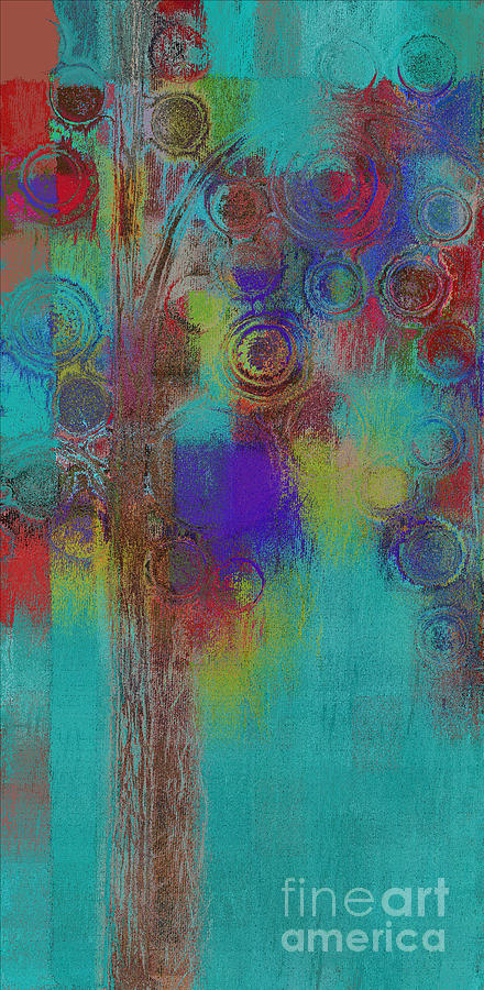 Bubble Tree - Sped09r Painting by Variance Collections