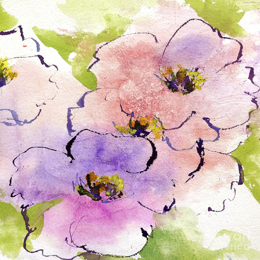 Flower Painting - Bubblegum Poppy by Chris Paschke