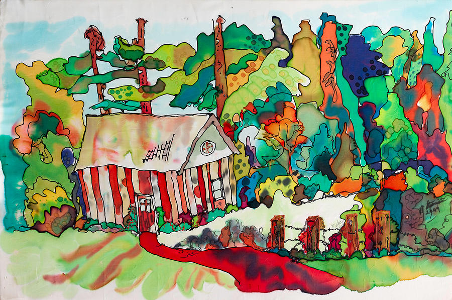 Bubblegum Ranch 3 Painting by Walt Stevenson Stevenson