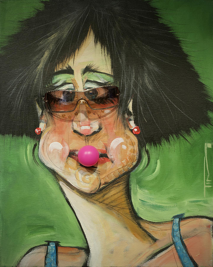 Bubblegum Painting by Tim Nyberg