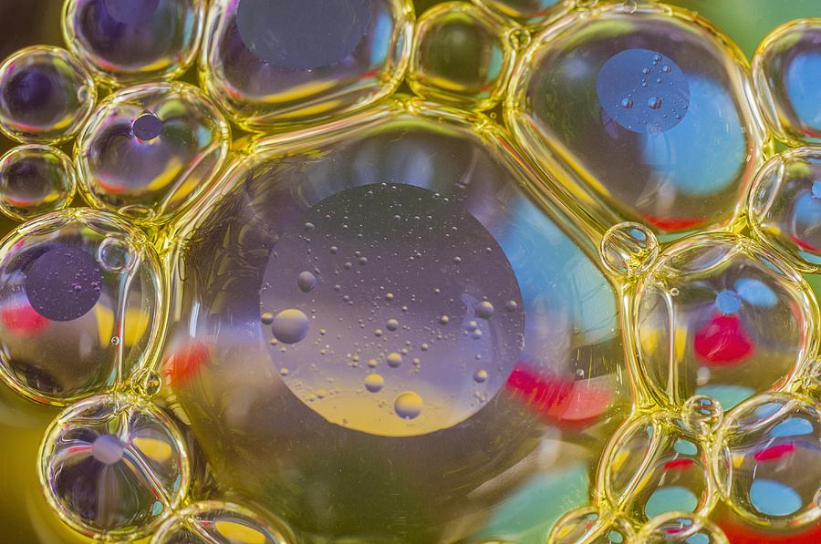 Bubbles background Photograph by Paulo Goncalves