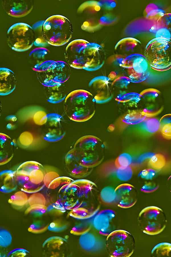 Bubbles Bubbles And More Bubbles Photograph by Marcia Colelli