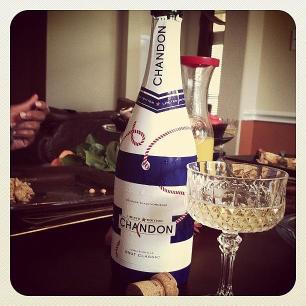 Chandon Photograph - Bubbles #champagnebreakfast #chandon by Alexis Johnson