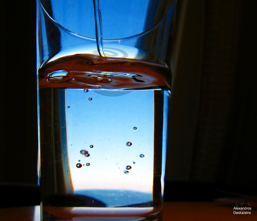 Bubbles in the Glass Photograph by Alexandros Daskalakis