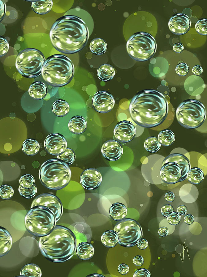 Bubbles Digital Art by Veronica Minozzi