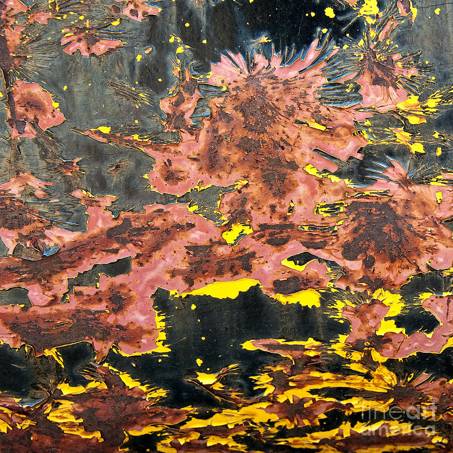Bubbling Cauldron Abstract Square Photograph by Lee Craig