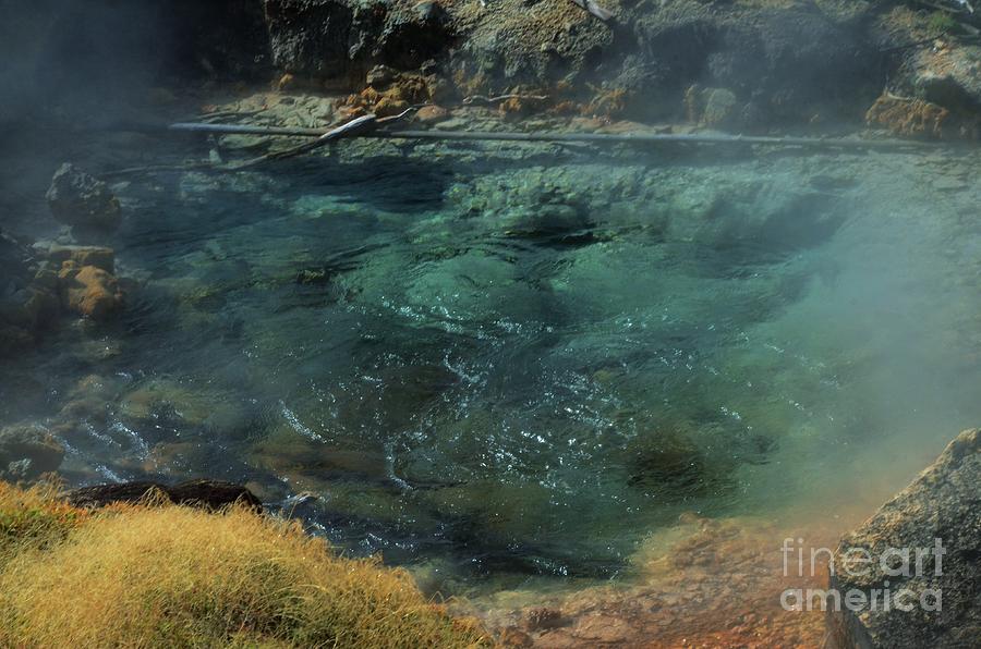 Yellowstone National Park Photograph - Bubbling Hot Springs by Kathleen Struckle