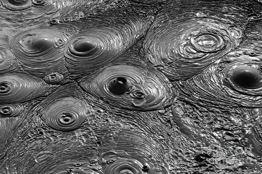 Bubbling Mud Patterns 2 Photograph by James Brunker