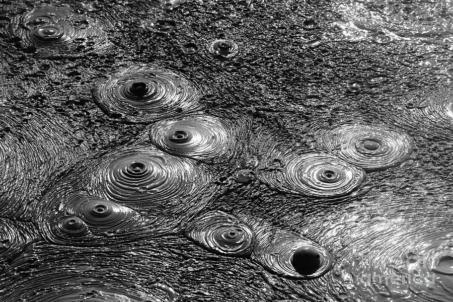 Bubbling Mud Patterns 4 Photograph by James Brunker