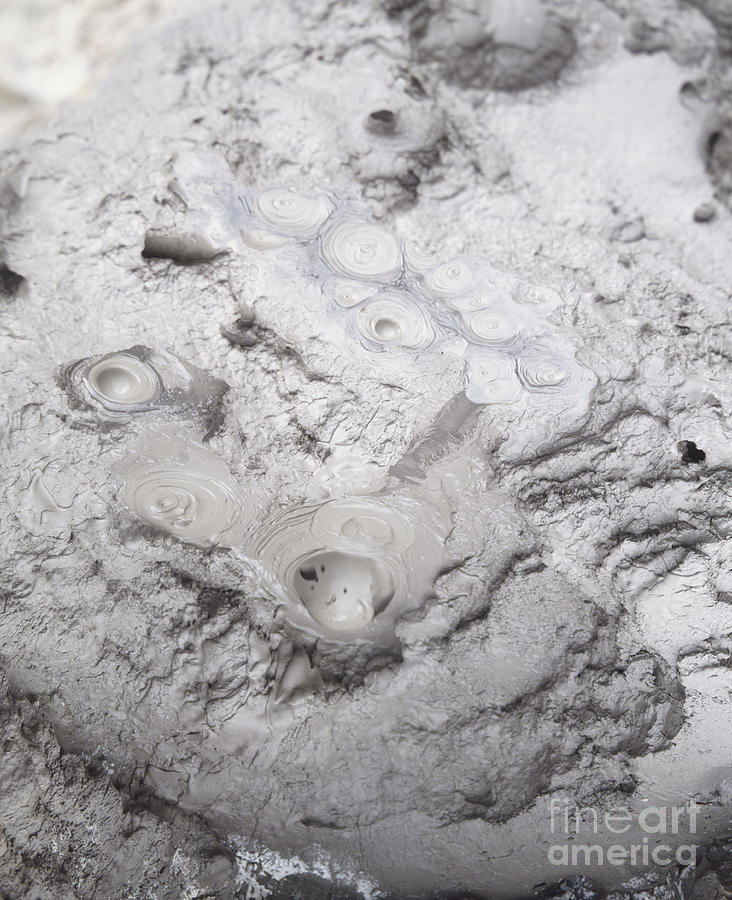 Bubbling Mud, Solfatara Crater, Italy Photograph by James Stevenson / Dorling Kindersley