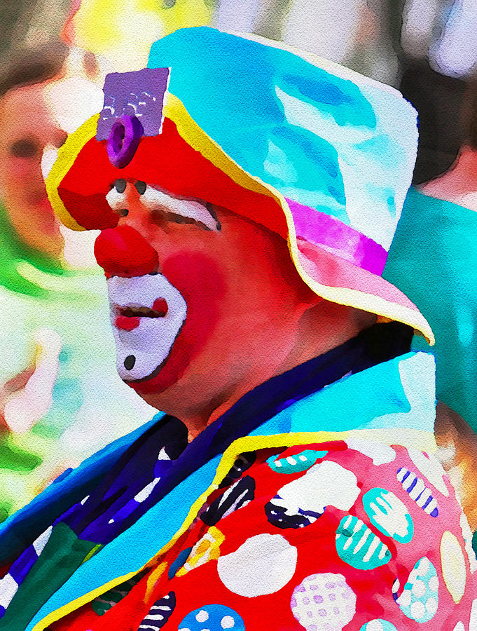 Bubby The Clown Photograph by Alice Gipson - Pixels