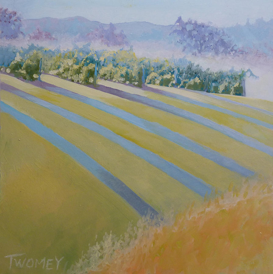 Grape Painting - Buck Mountain Vineyards No.2 by Catherine Twomey