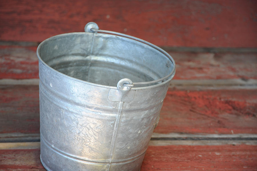 Abstract Photograph - Bucket abstract. by Oscar Williams