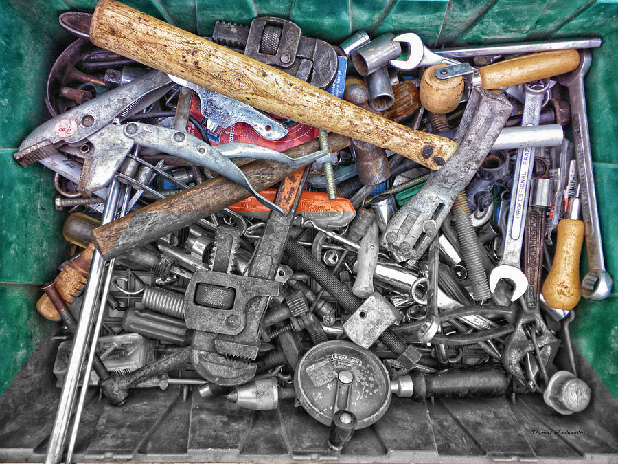 Bucket Of Tools SC Photograph by Thomas Woolworth
