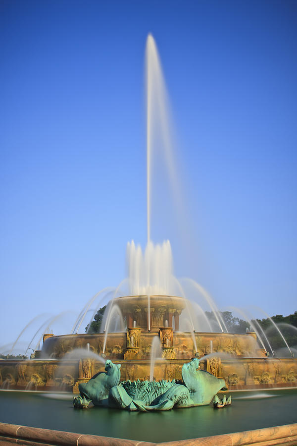 Architecture Photograph - Buckingham Fountain by Adam Romanowicz