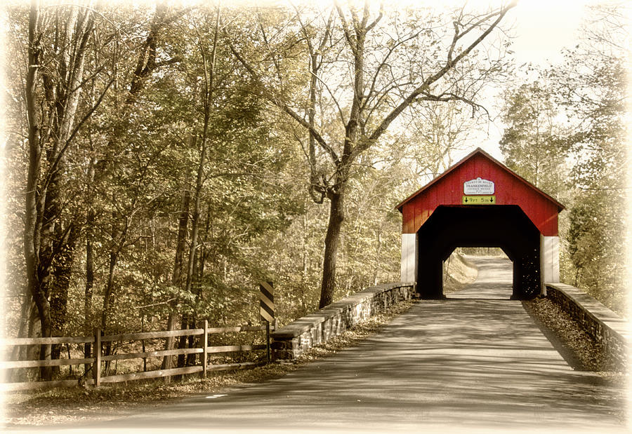 Bucks County Covered Bridge Photograph by Carolyn Derstine