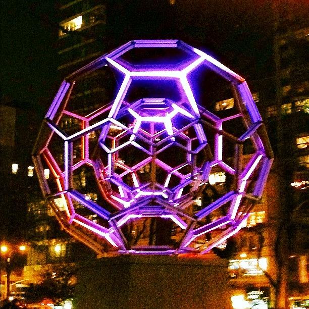 Unique Photograph - Buckyball At Night by Klm Studioline