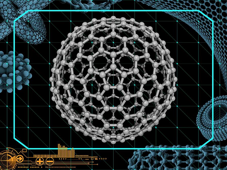Buckyball C320 Molecule Photograph by Laguna Design/science Photo Library