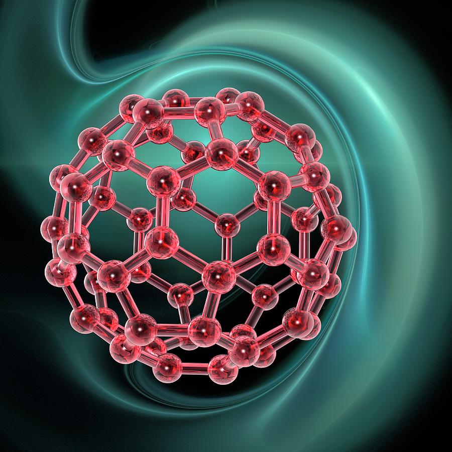 Buckyball Molecule Photograph by Laguna Design/science Photo Library