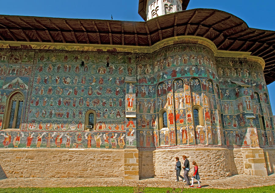 Bucovina frescoes Photograph by Dennis Cox