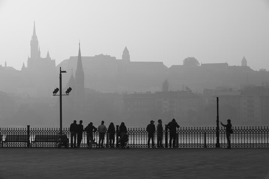 Buda Castle View from Kossuth Square Photograph by Judith Barath