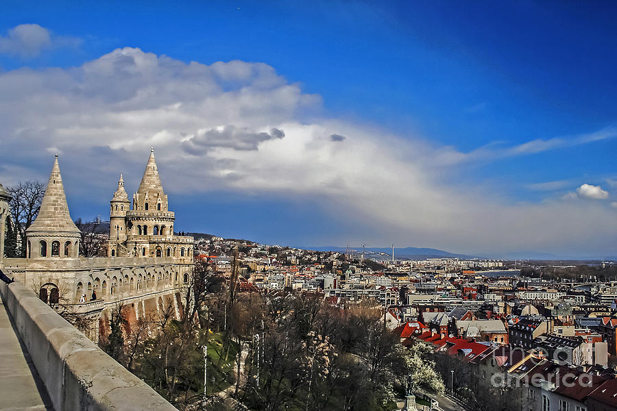 Budapest and Fishermans Bastion Photograph by Elvis Vaughn
