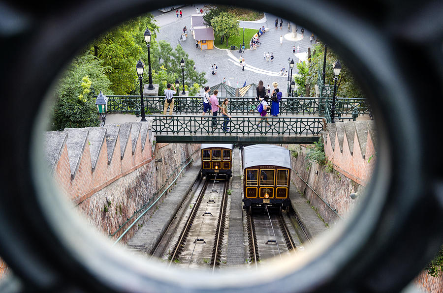 Budapest Castle Hill Funicular Photograph by Pablo Lopez