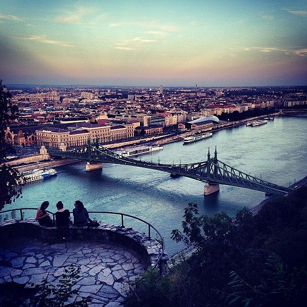 Bridge Photograph - Budapest by Ela Tomaszewska