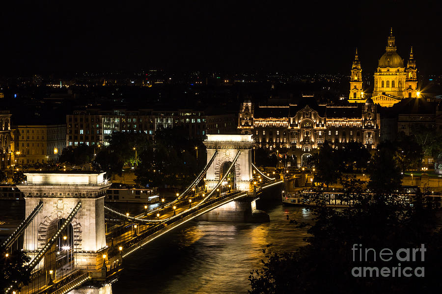 Budapest Illuminated Photograph
