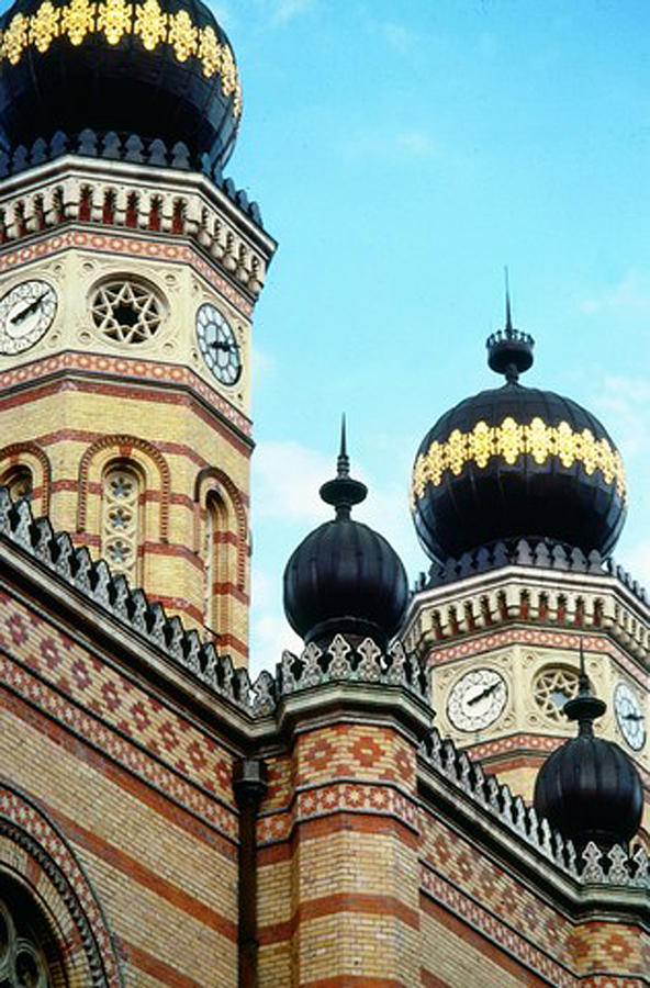 Architecture Digital Art - Budapest Jewish Synagogue by Paige White