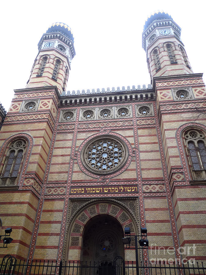 Budapest Synagogue Photograph by Deborah Smolinske