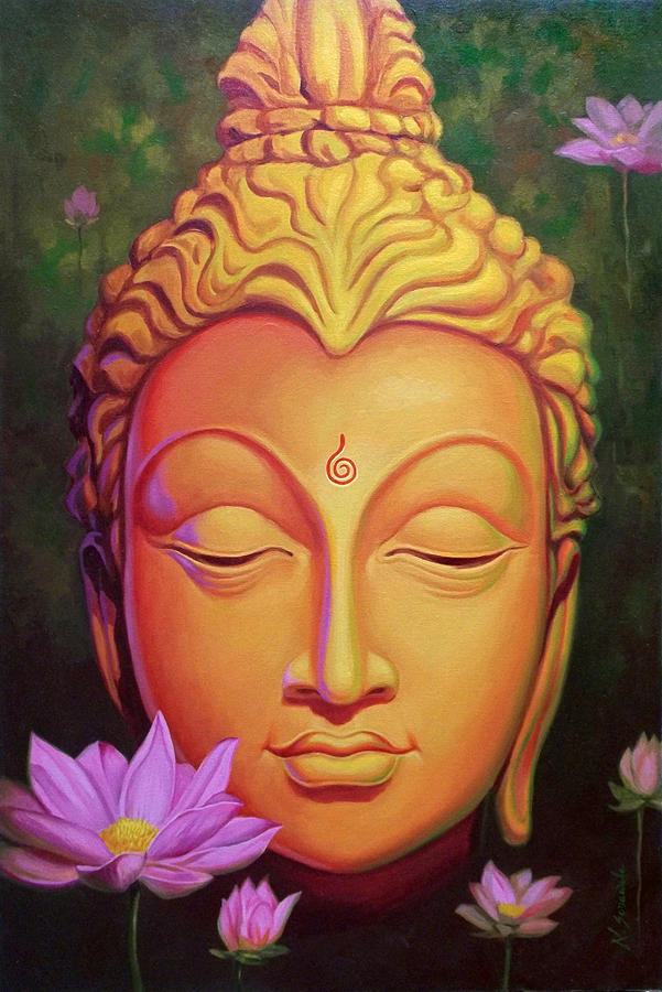 Buddha - 6 Painting by Nitin Sonawale - Fine Art America