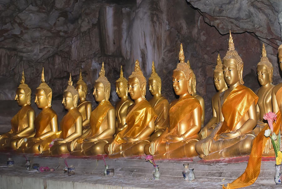 Buddha at Khao Bandai It Caves Digital Art by Carol Ailles