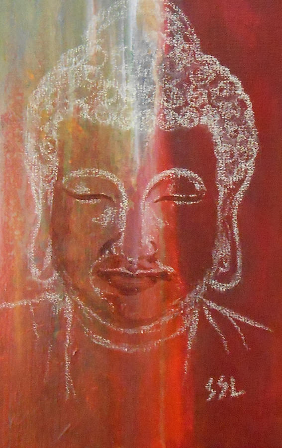 Buddha - Compassion Mixed Media by Jane See