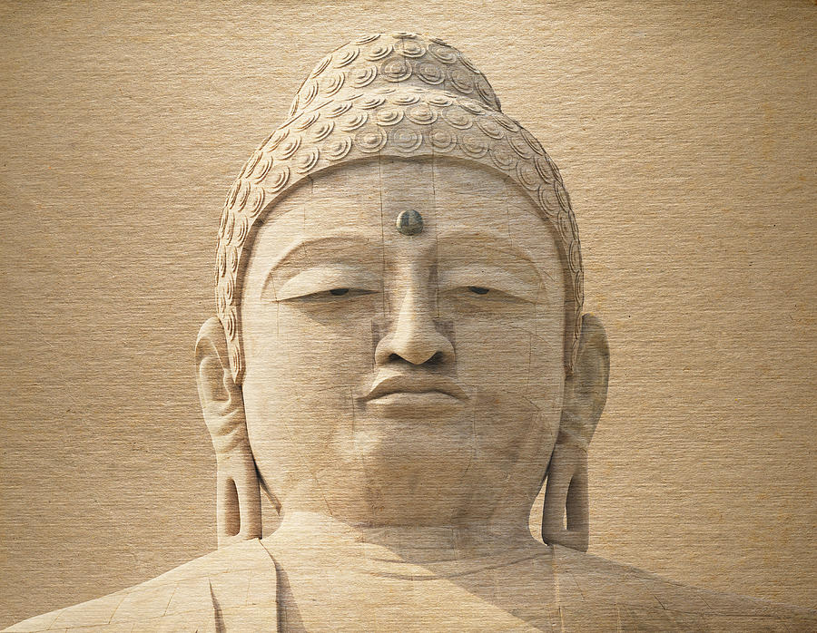 Buddha Photograph - Buddha Face by Niteen Kasle