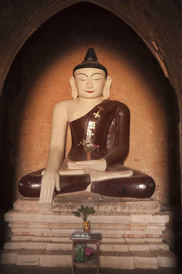 Buddha in Bagan Photograph by Maria Heyens