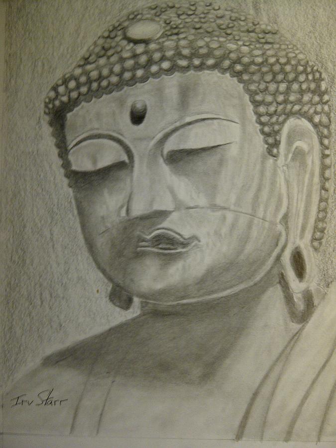 Buddha Drawing By Irving Starr - Fine Art America