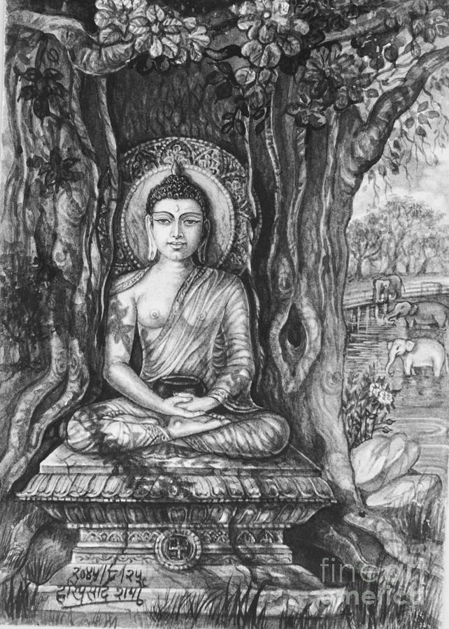 Pin by Doriya karan on Pins by you | Buddha art drawing, Buddha artwork, Buddha  art painting