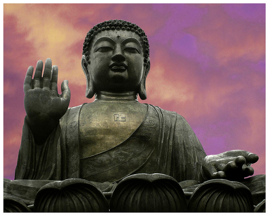 Buddha - Pink Photograph by Linda Posnick - Fine Art America