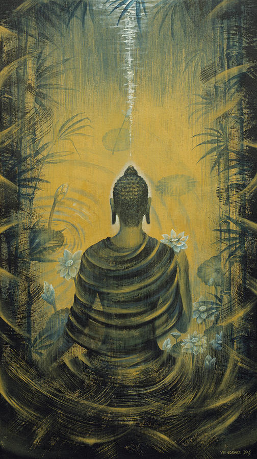 Buddha. Presence Painting by Vrindavan Das