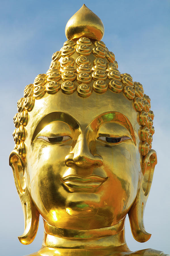 Buddha Statue At The Golden Triangle Photograph by Jean-claude Soboul