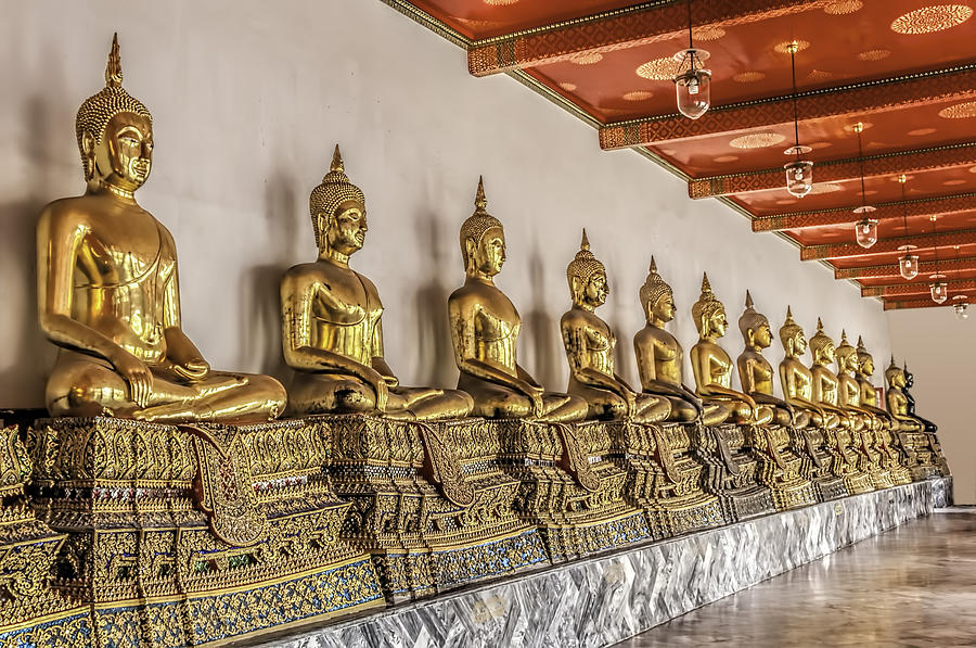 Buddha Statues Photograph by Maria Coulson