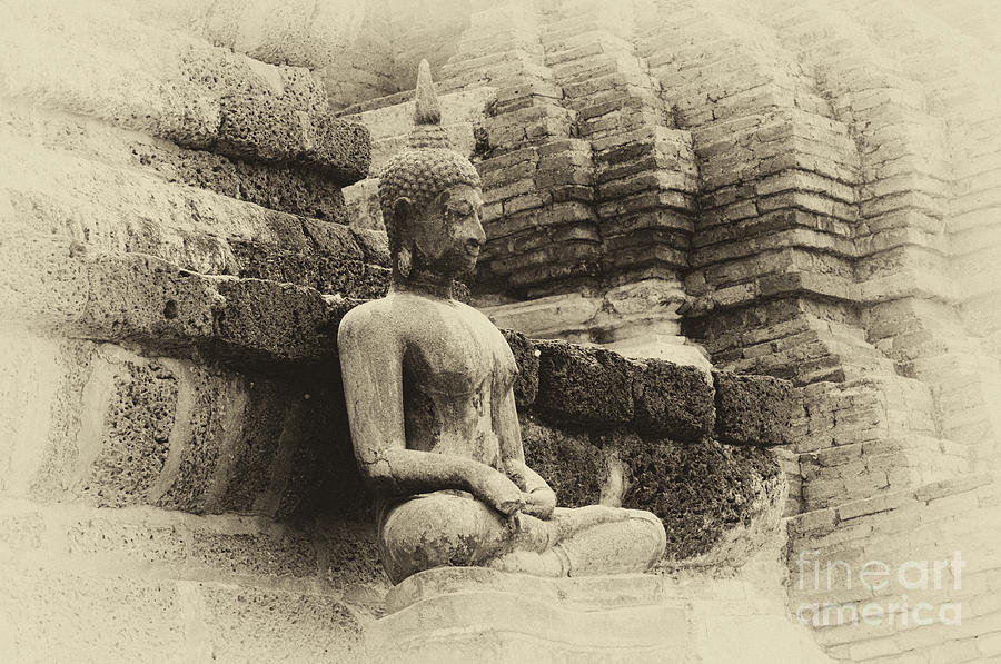 Buddha Sukhothai Thailand 5 Photograph by Bob Christopher