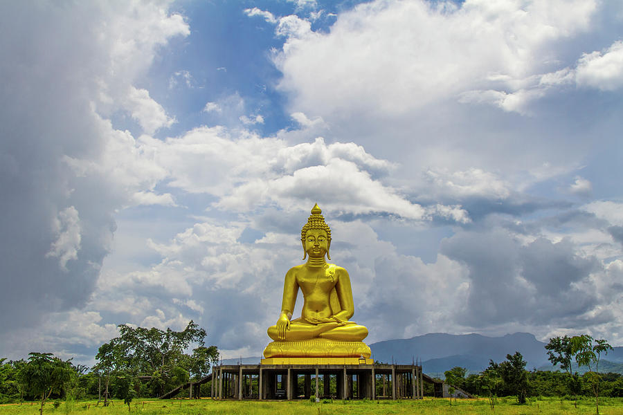 Buddha Tambon Bua Sali Photograph by Jean-claude Soboul