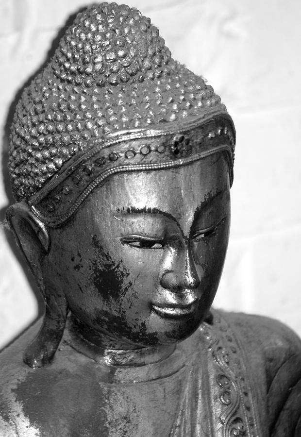 Black And White Photograph - Buddha  by Tom Salt