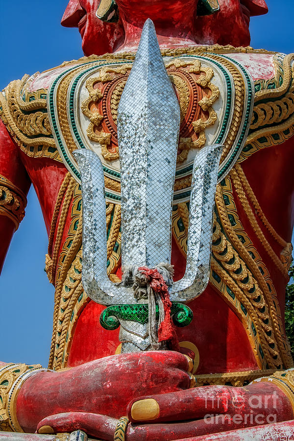 Buddha Trident Sword Photograph by Adrian Evans
