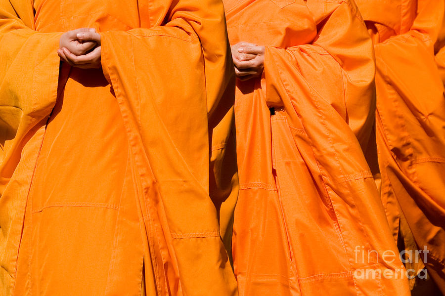 Buddhist Monks 02 Photograph by Rick Piper Photography